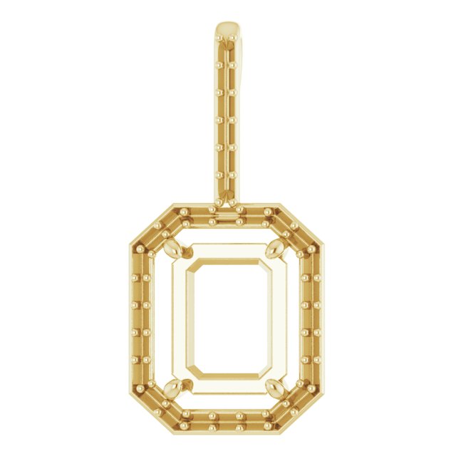 Accented Halo-Style Pendant