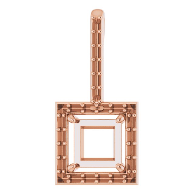 Accented Halo-Style Pendant
