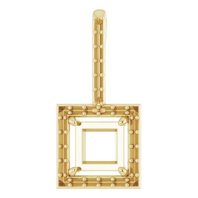 Accented Halo-Style Pendant