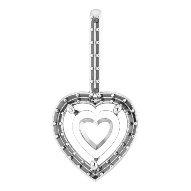 Accented Halo-Style Pendant