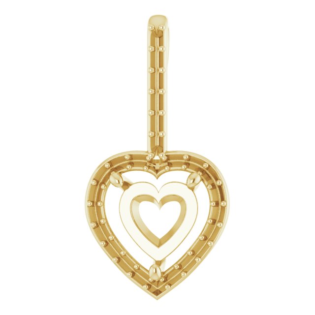 Accented Halo-Style Pendant