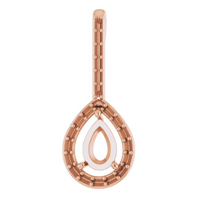 Accented Halo-Style Pendant
