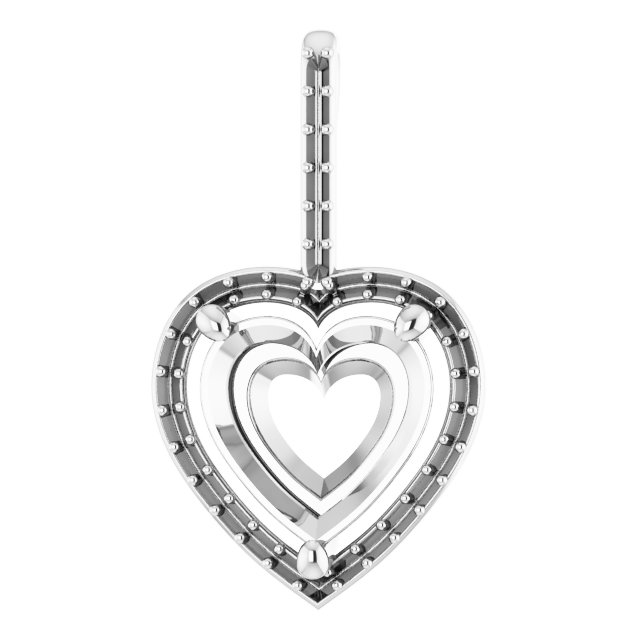 Accented Halo-Style Pendant