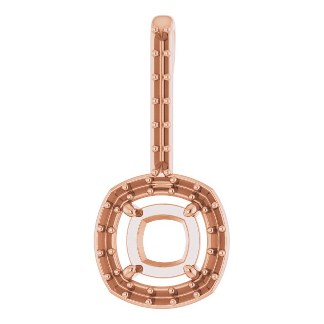 Accented Halo-Style Pendant