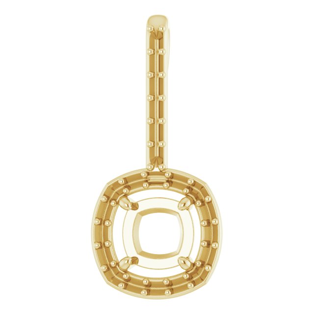 Accented Halo-Style Pendant