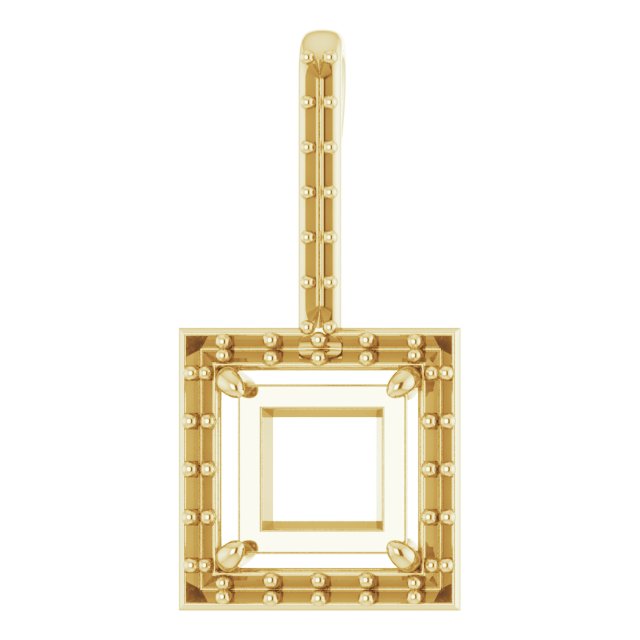 Accented Halo-Style Pendant