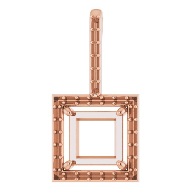 Accented Halo-Style Pendant