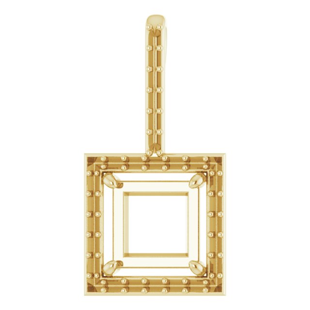Accented Halo-Style Pendant