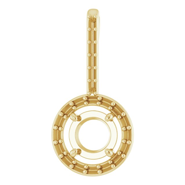 Accented Halo-Style Pendant