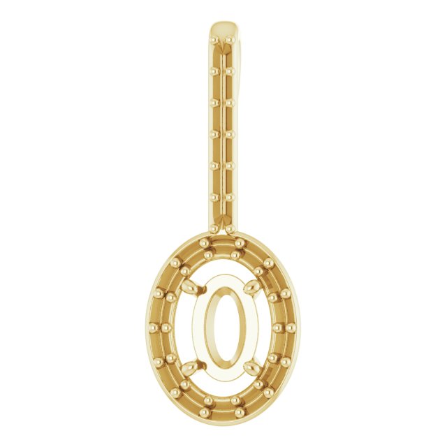 Accented Halo-Style Pendant