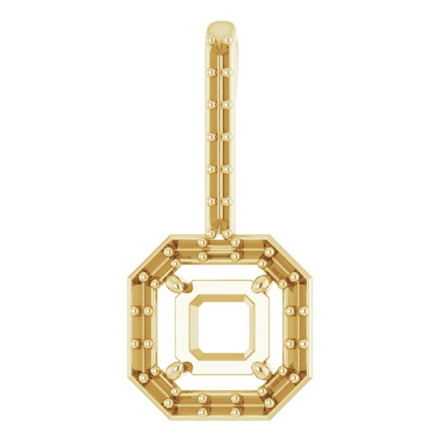 Accented Halo-Style Pendant