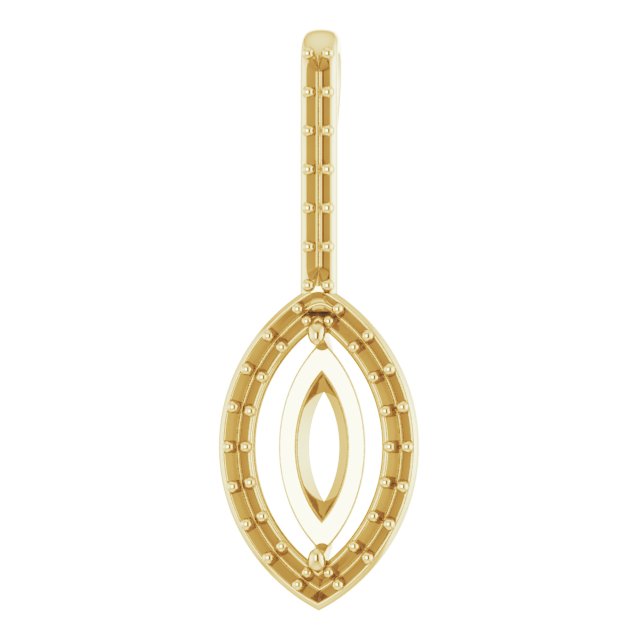 Accented Halo-Style Pendant