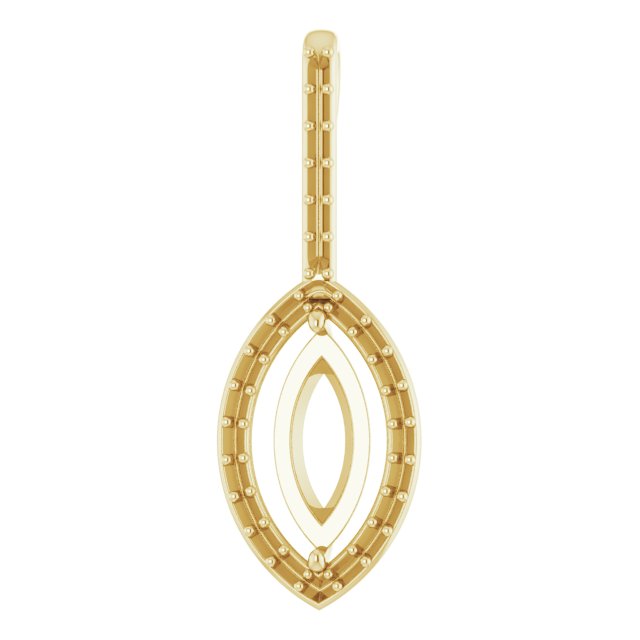 Accented Halo-Style Pendant