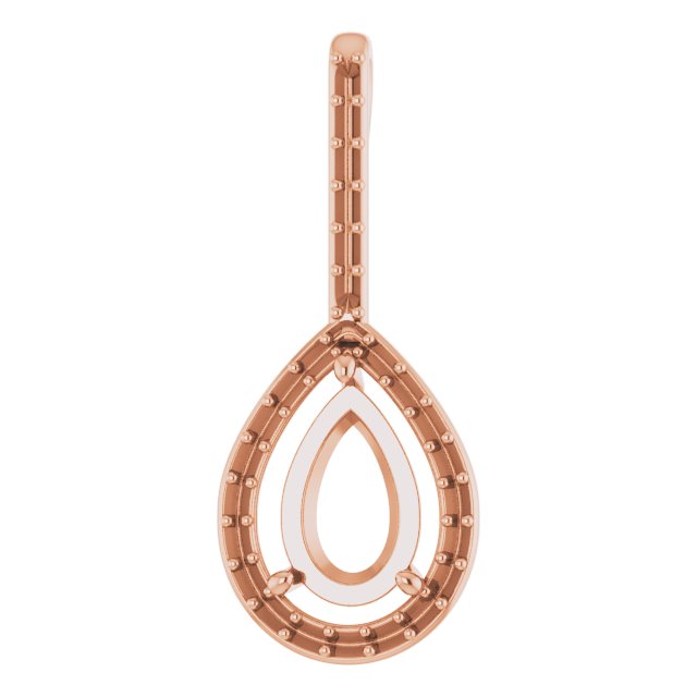 Accented Halo-Style Pendant