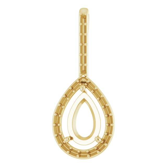 Accented Halo-Style Pendant