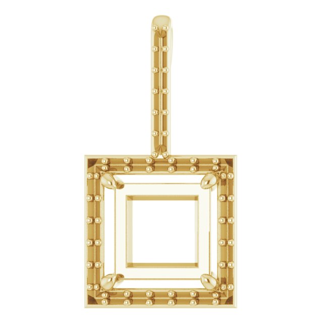 Accented Halo-Style Pendant