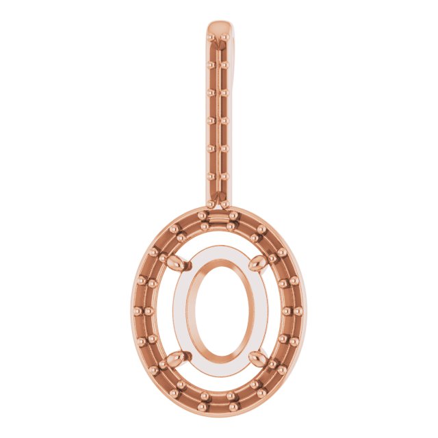 Accented Halo-Style Pendant