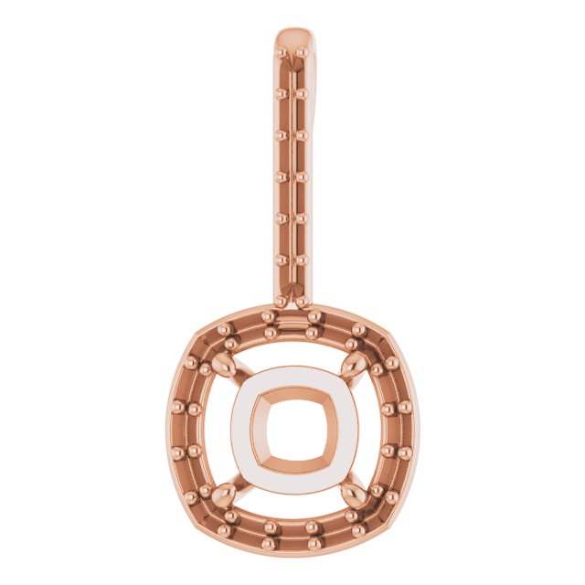 Accented Halo-Style Pendant