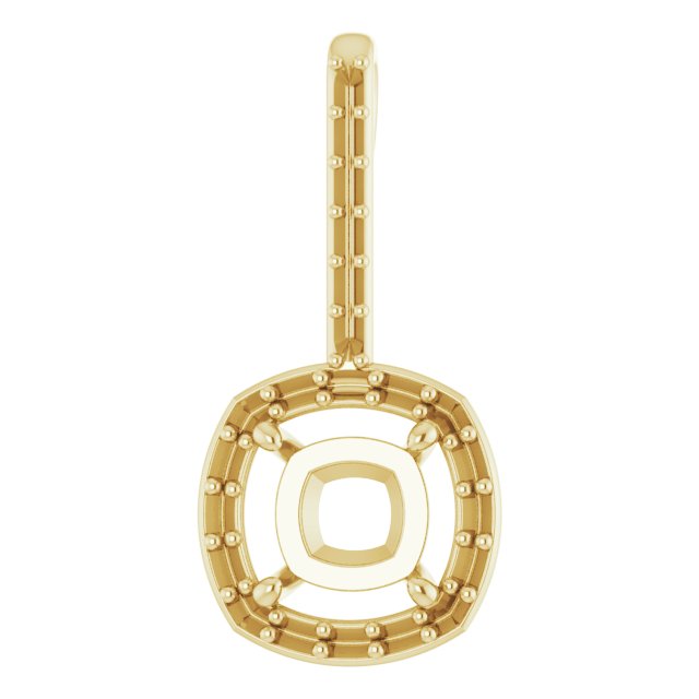 Accented Halo-Style Pendant