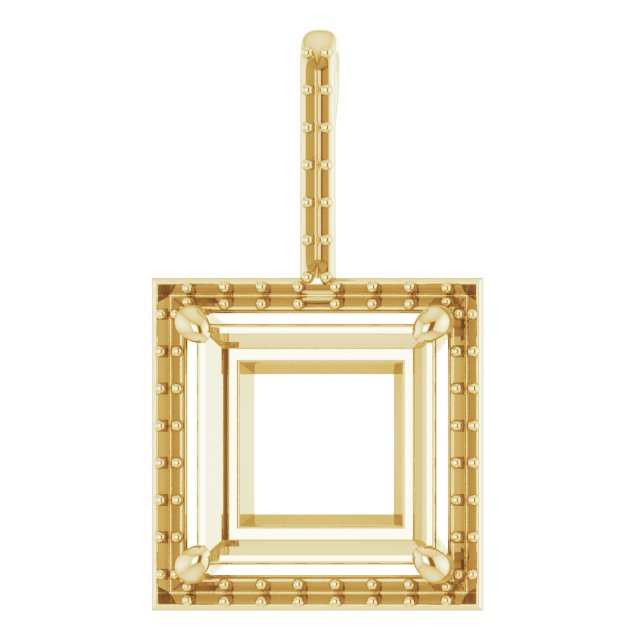 Accented Halo-Style Pendant