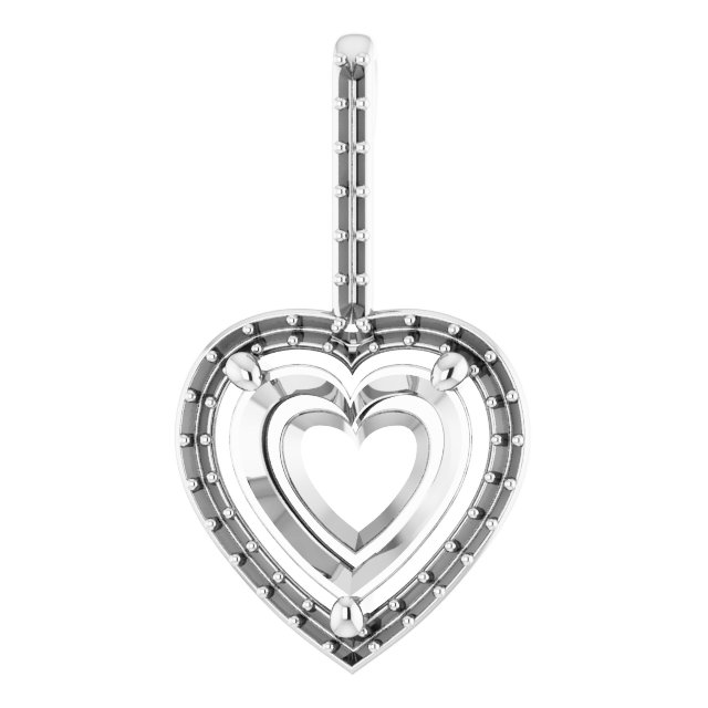 Accented Halo-Style Pendant