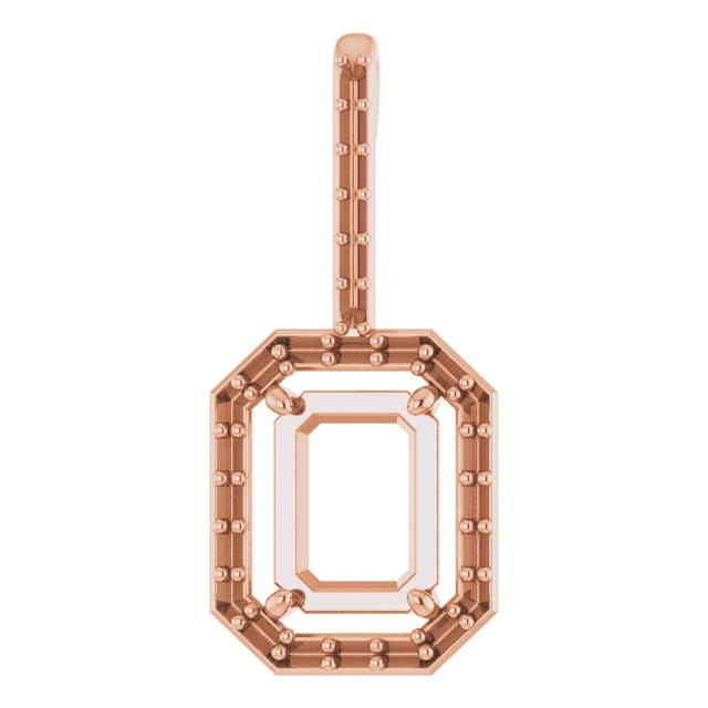 Accented Halo-Style Pendant