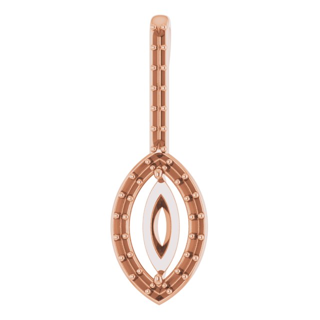 Accented Halo-Style Pendant