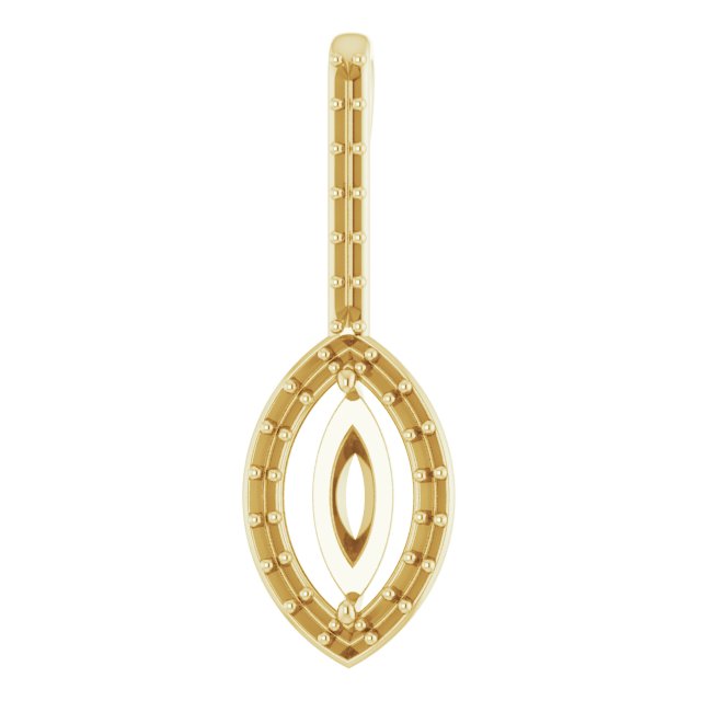 Accented Halo-Style Pendant