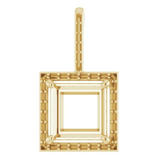 Accented Halo-Style Pendant