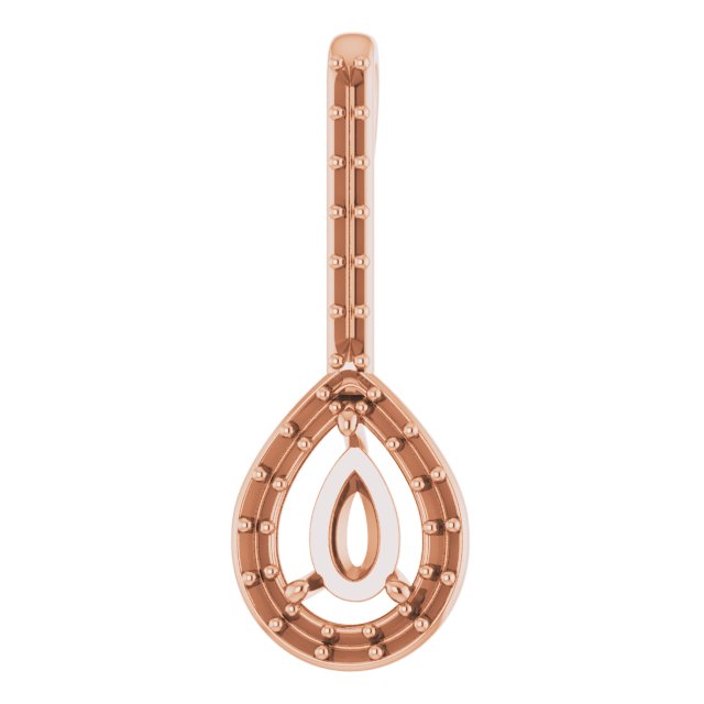 Accented Halo-Style Pendant
