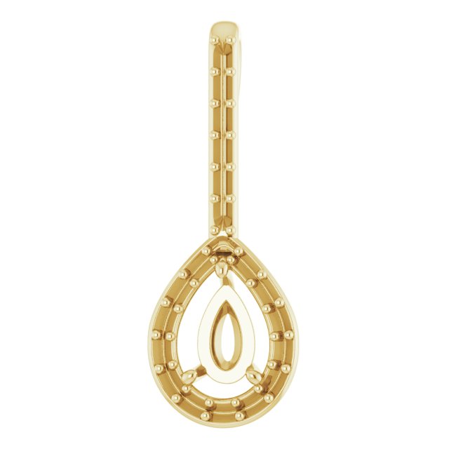 Accented Halo-Style Pendant