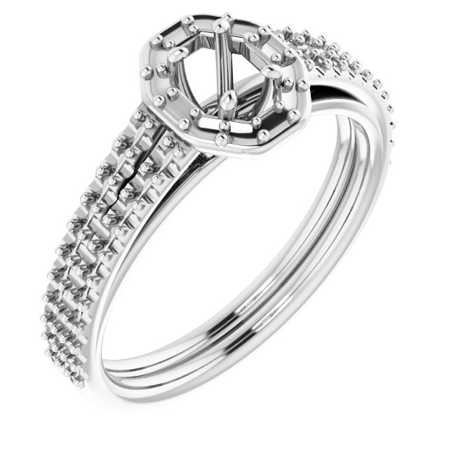 14k White Gold