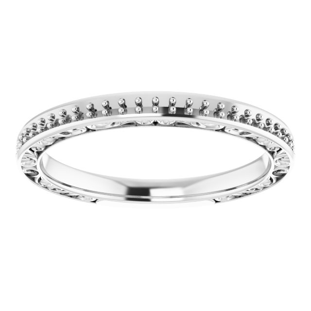 14K White 1/6 CTW Diamond Anniversary Band 