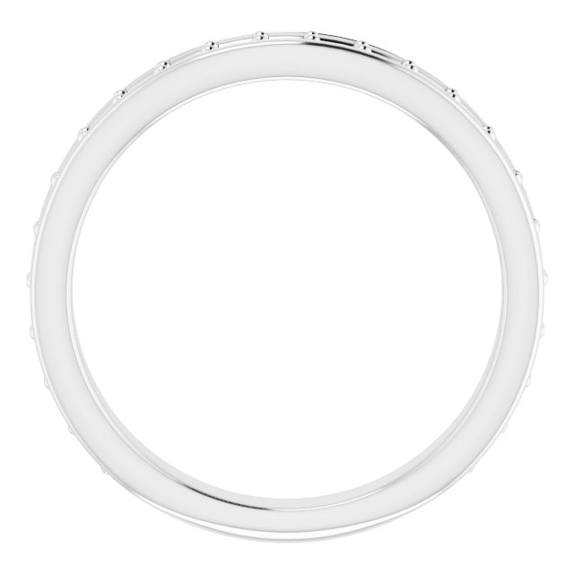 Band Mounting for 7.5 mm Square Ring view 2