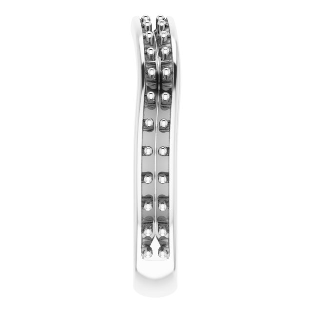 Band Mounting for 7.5 mm Square Ring view 4