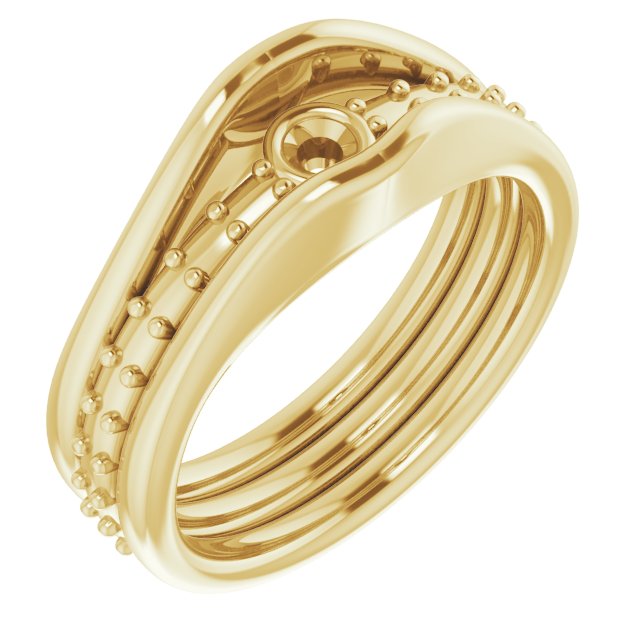 14k Yellow Gold