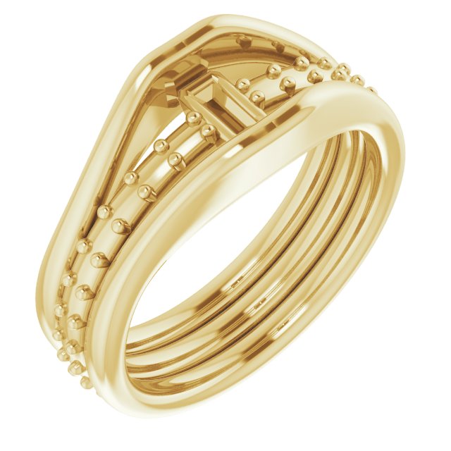 14k Yellow Gold
