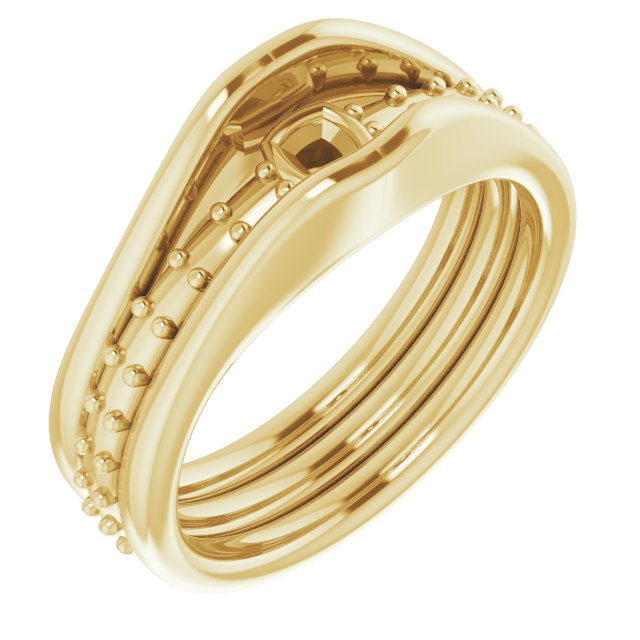 14k Yellow Gold