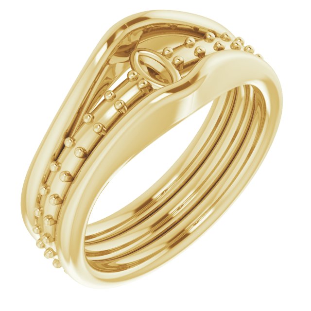 14k Yellow Gold