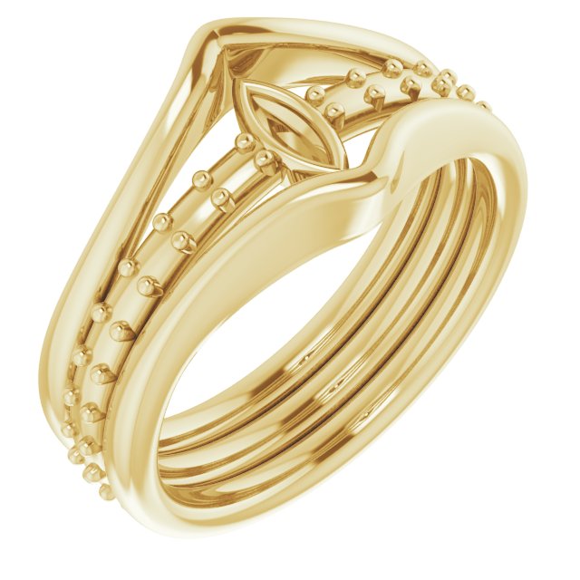 14k Yellow Gold