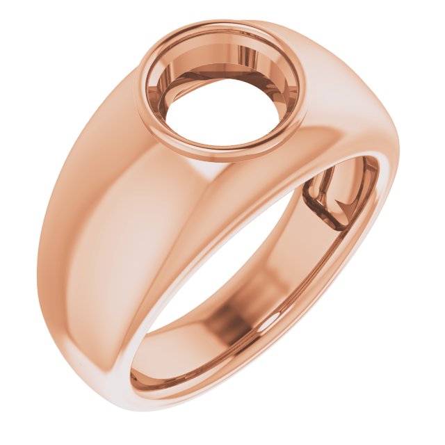 Bezel-Set Solitaire Ring
