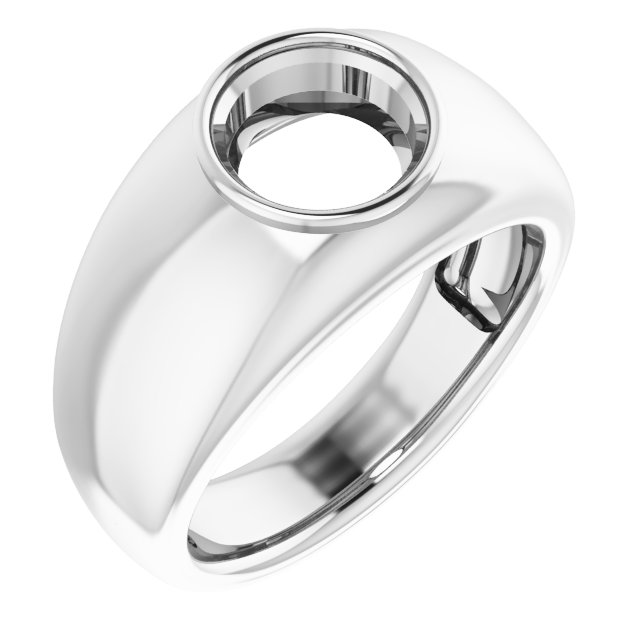 Bezel-Set Solitaire Ring