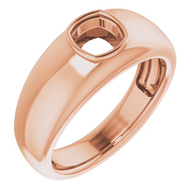 Bezel-Set Solitaire Ring