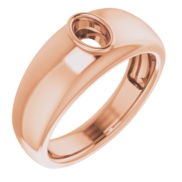 Bezel-Set Solitaire Ring