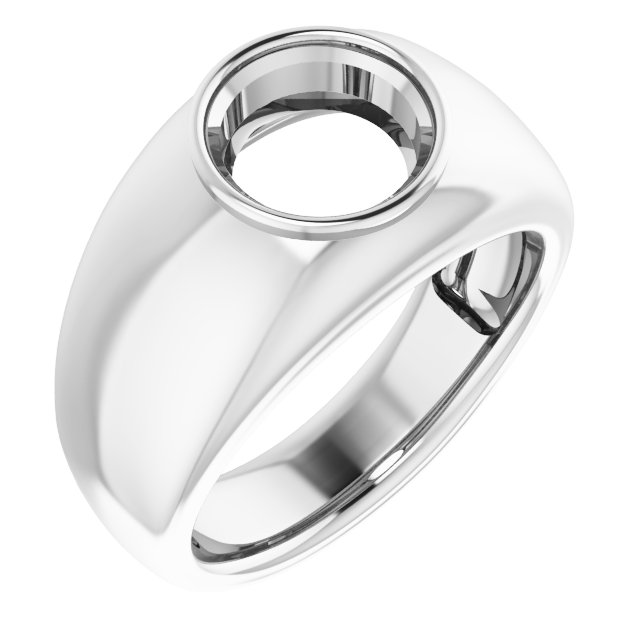 Bezel-Set Solitaire Ring