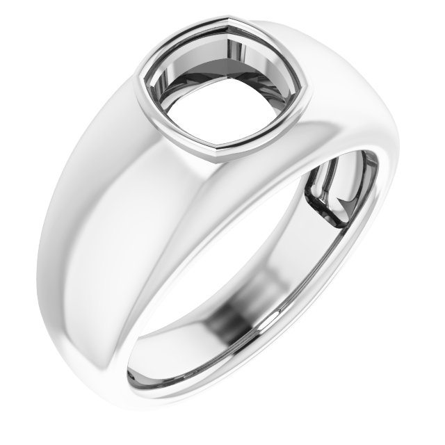 Bezel-Set Solitaire Ring
