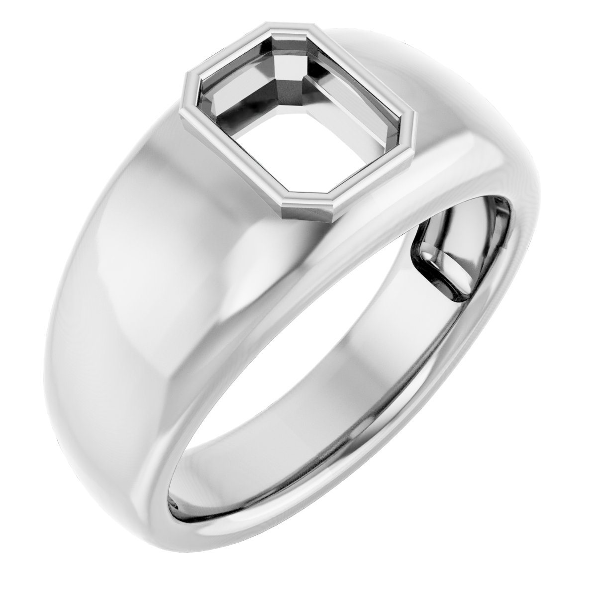 Bezel-Set Solitaire Ring