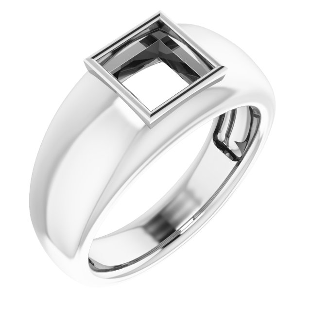 Bezel-Set Solitaire Ring