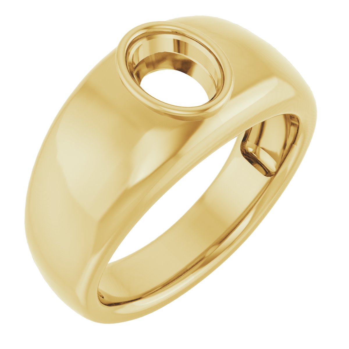 Bezel-Set Solitaire Ring