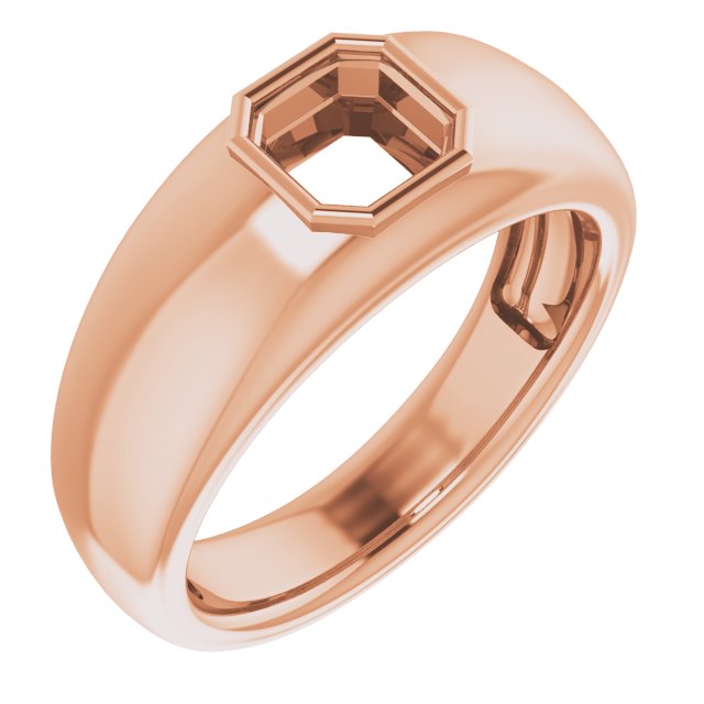 Bezel-Set Solitaire Ring